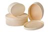 VBS Wooden chip box "Oval", set of 3
