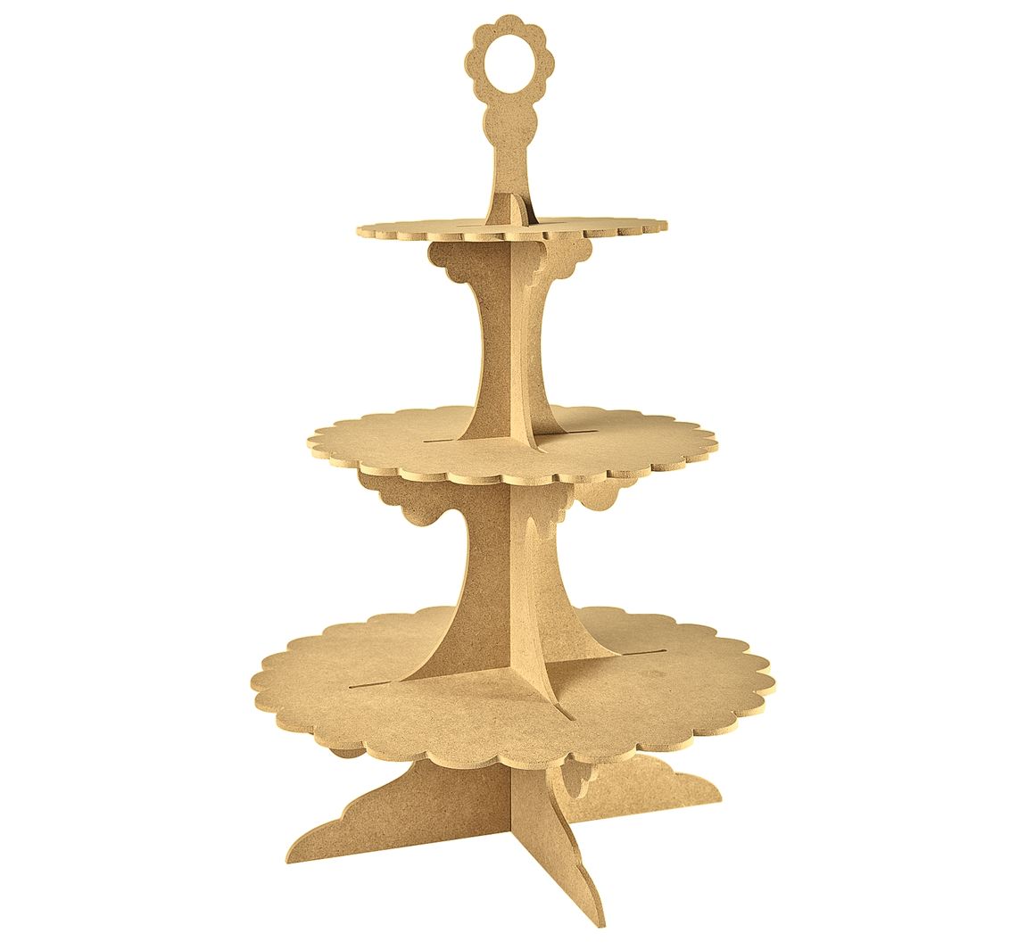 Etagère, 3 etages, MDF hout