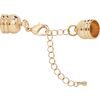Locking set with Regulation chain, Ø 10mm Gold coloured