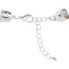 Locking set with Regulation chain, Ø 10mm Silver coloured