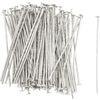 Prism pins with plate, 100 pcs., 32 mm Silver-Plated