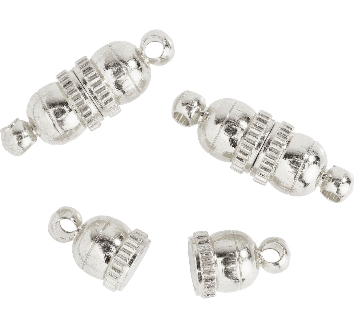 Magnetische sluiting, "Cup" zilver
