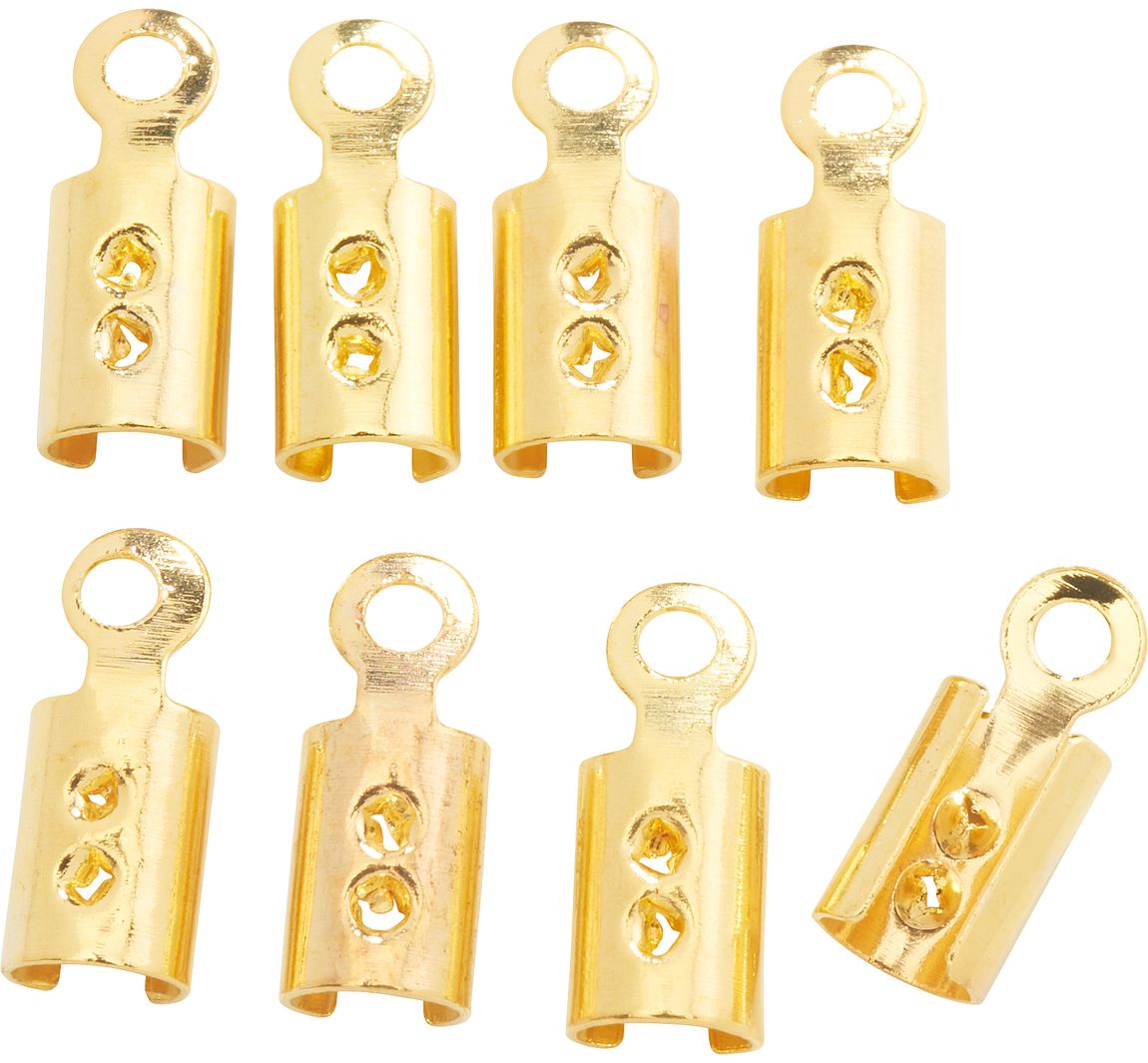 Verbindingsdop, 8x3mm, 8 stuks - verguld
