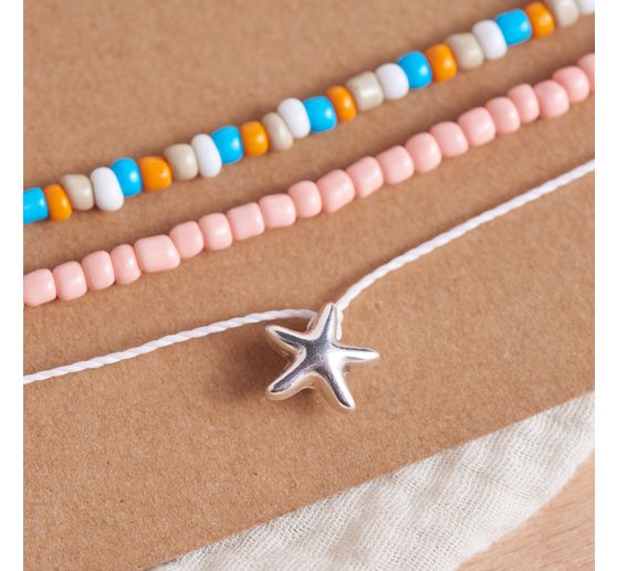 Micro macramé cord, waxed