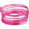 Decorative aluminium wire, 2 mm Pink