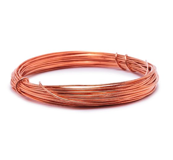 Copper wire, tarnish proof, 0.8 mm