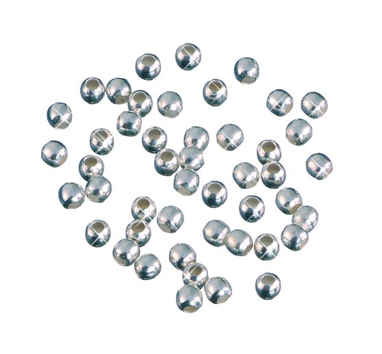 Crimp beads, 925 Sterling-Silver, 40 pcs.