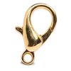 Lobster clasp, 12 mm Gold-Plated