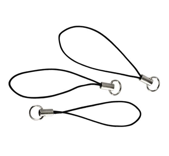 Pendant holder/mobile phone pendant, 3 pieces