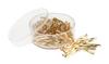 Glass pins twisted, 15 mm