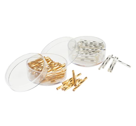 Glass pins twisted, 25 mm