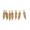 Charms-Decoratieve hanger "Veren" Goud