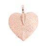 Decoratieve hanger "Filigraanblad" Roségoud