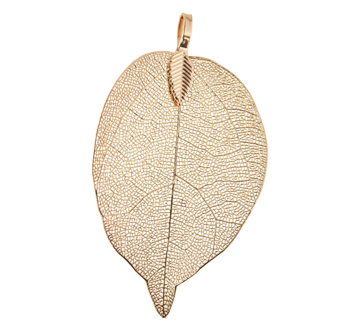 Decoratieve hanger "Natuurblad" - Goud
