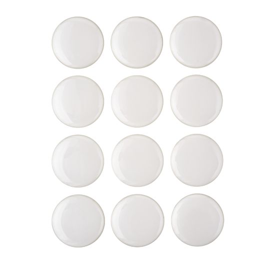 Epoxy Sticker "Clear", 12 pieces