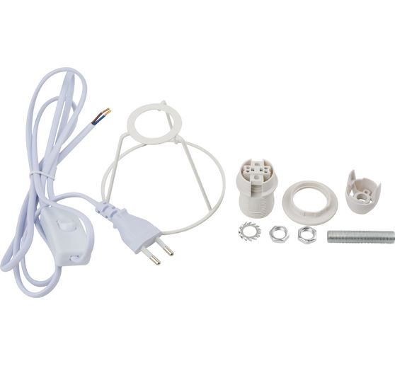 VBS Lamp connection cable set E14 with metal shade