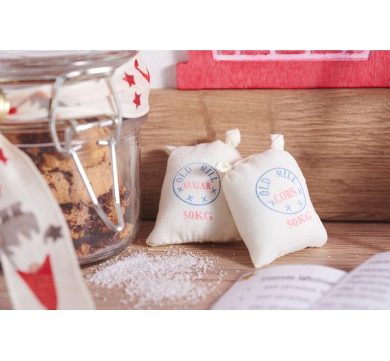 Sacks with overprint