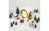 VBS Miniature fir tree, set of 16, snowed