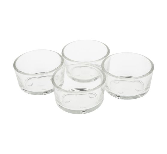 VBS Theelichtglazen, 4 stuks