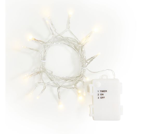 VBS Outdoor Mini LED light chain, with timer 6/18 hours