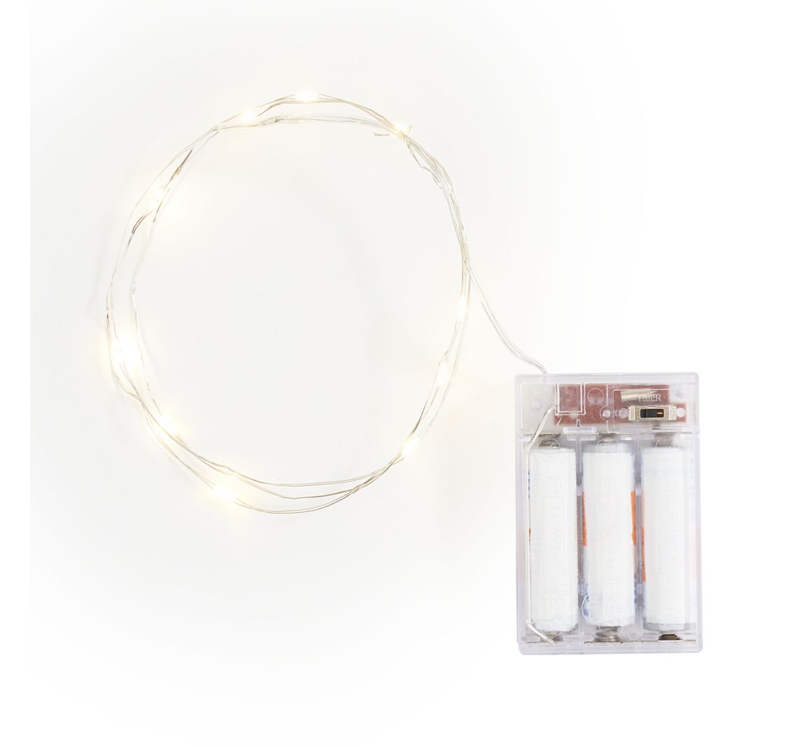 VBS Micro LED snoer lampjes "10 LED's", met timer