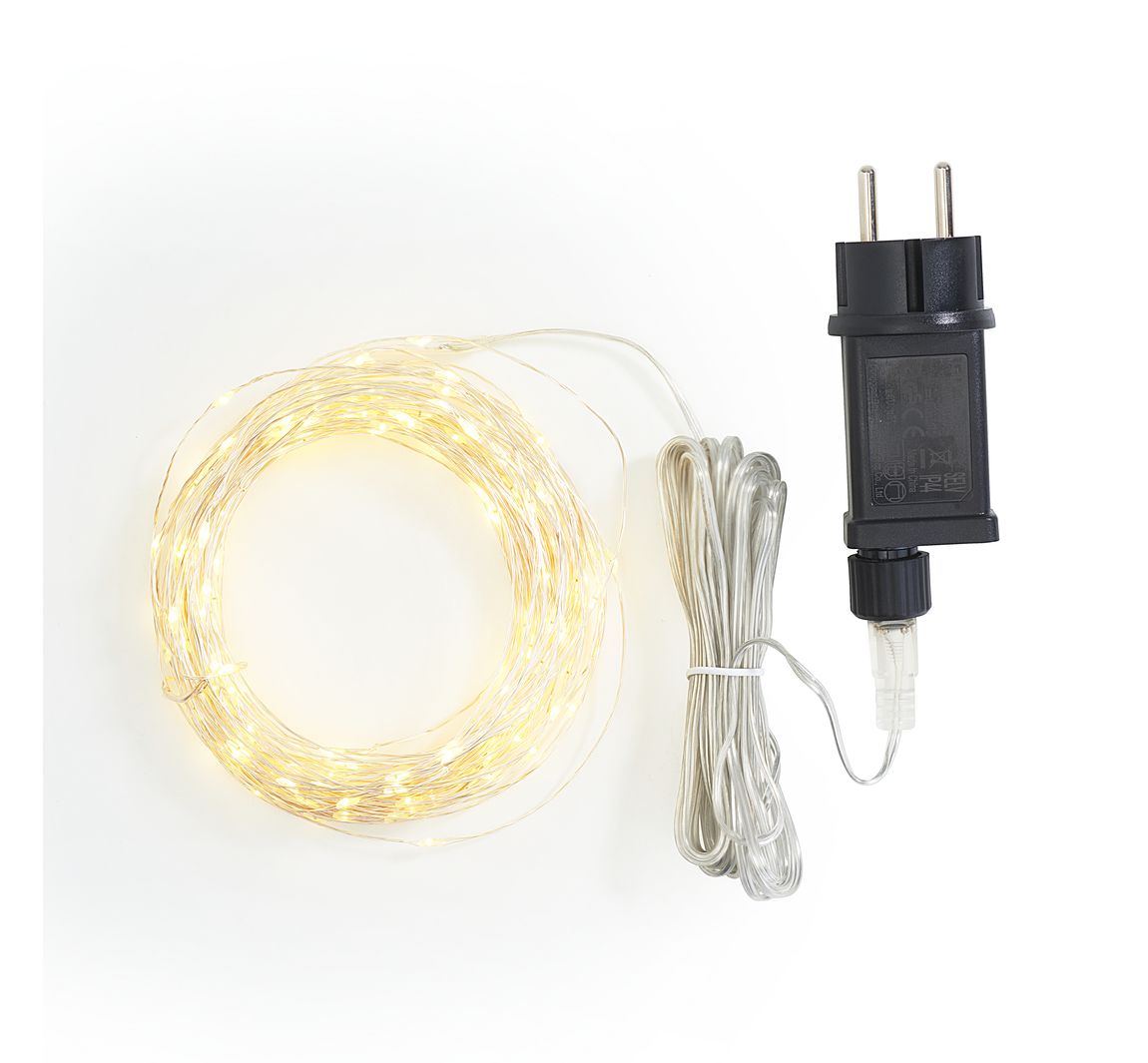 VBS Micro LED snoer lampjes met transformator "200 LED's"