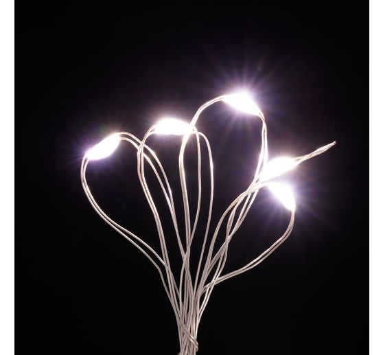 VBS Micro LED chain of lights, with timer, 10 LEDs
