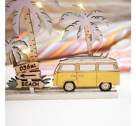 VBS Micro LED chain of lights, with timer, 10 LEDs