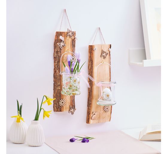 VBS Glass lantern with metal bracket