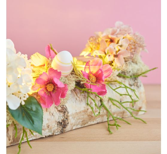 VBS Tealight holder "Birch", incl. 4 tealight jars