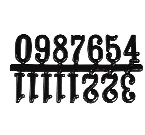 Numbers for watches, self-adhesive