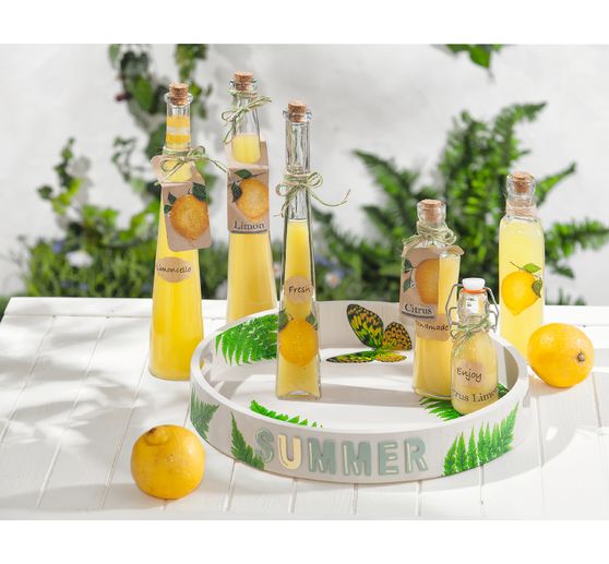 VBS Glass bottles "Geo", set of 3