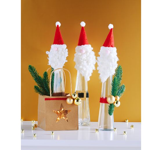 VBS Glass bottles "Geo", set of 3