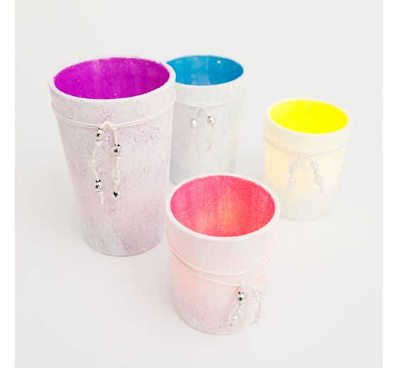 VBS Theelichtglazen, set van 4