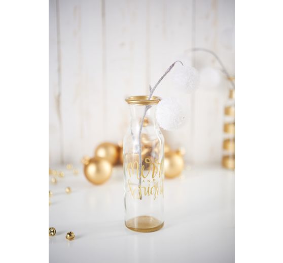 VBS Glass bottles "Milk", set of 3