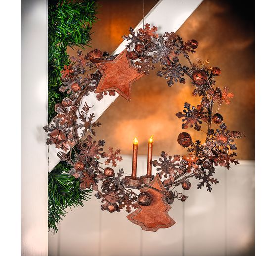 VBS LED Christmas tree candle with clip, 2 pieces