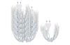 10 light chains, 10 without switch, white, wholesale package