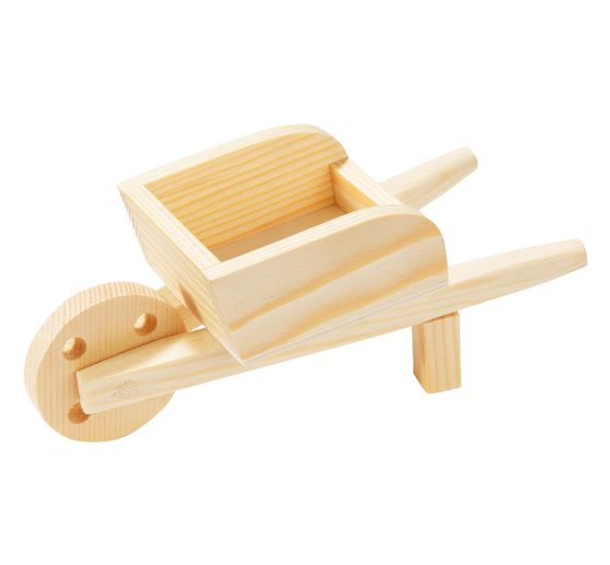 Houten kruiwagen, 12 cm