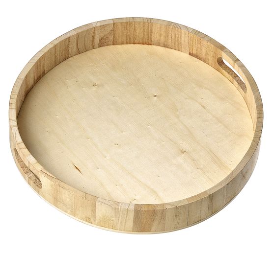VBS Wooden tray, round
