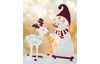 Sneeuwpop en Eland" staande figuren