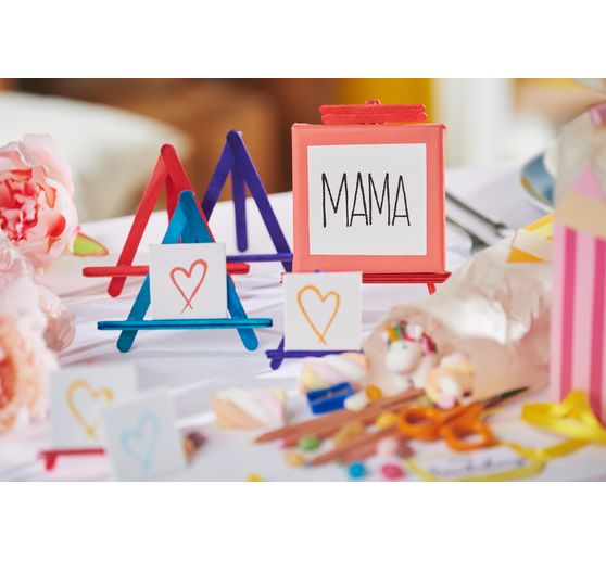 Creative set Coloured paper & photo cardboard, set of 50
