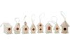 VBS Decorative birdhouses "Minis", set of 8