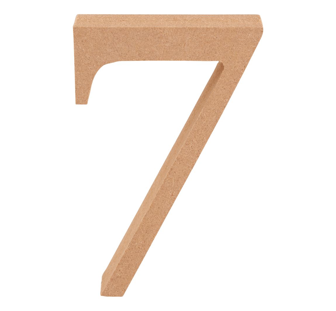 VBS MDF Nummer - Cijfer "7"