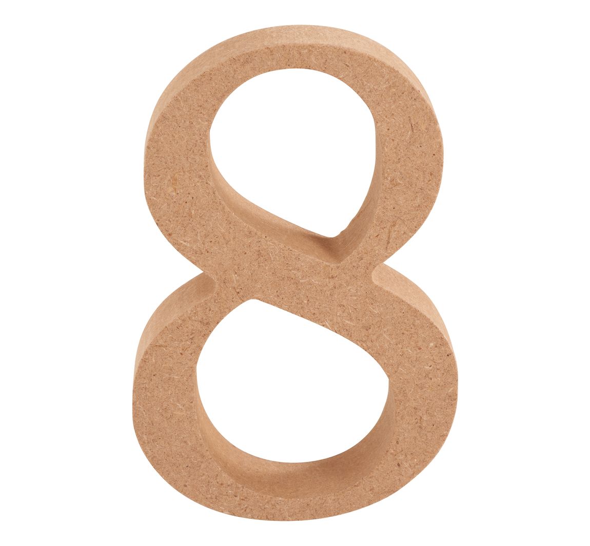 VBS MDF Nummer - Cijfer "8"