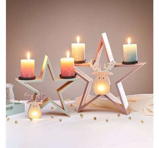 VBS Decoration stars with candle holders