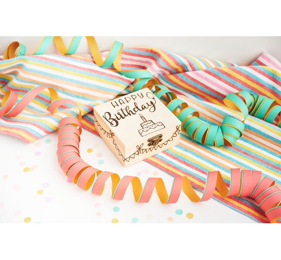 VBS Houten kist, vierkant