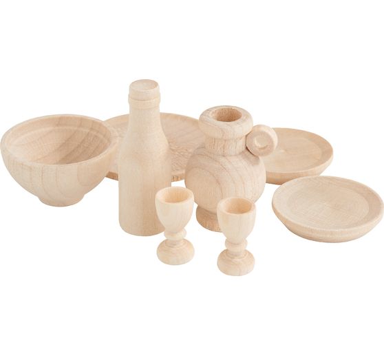 Houten serviesgoed