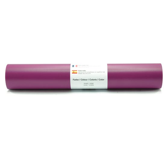 Self-adhesive vinyl film