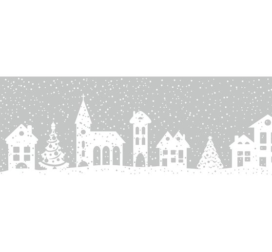 Window Tape "Christmas Village"