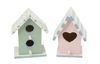 VBS Decorative birdhouses "Minis", set of 2